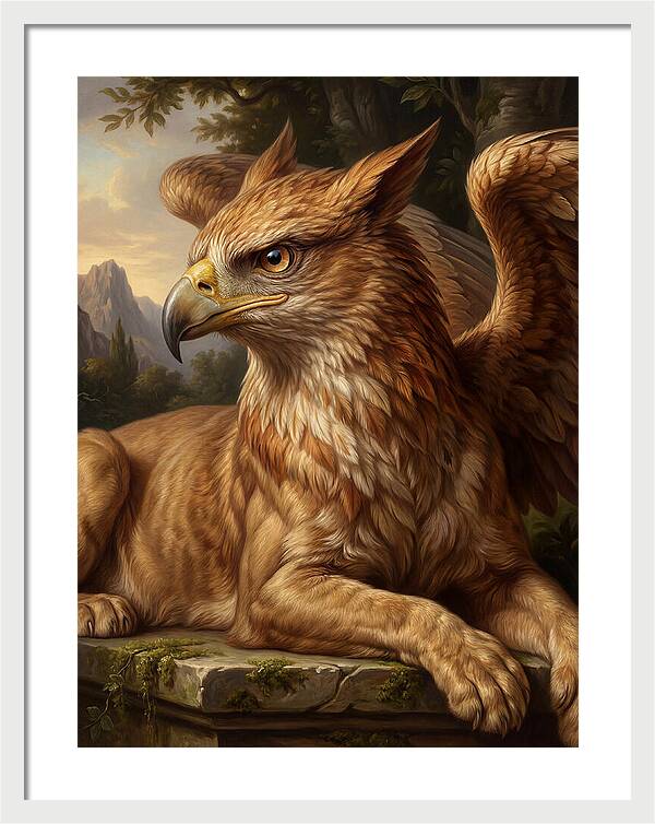 Majestic Griffin In Nature