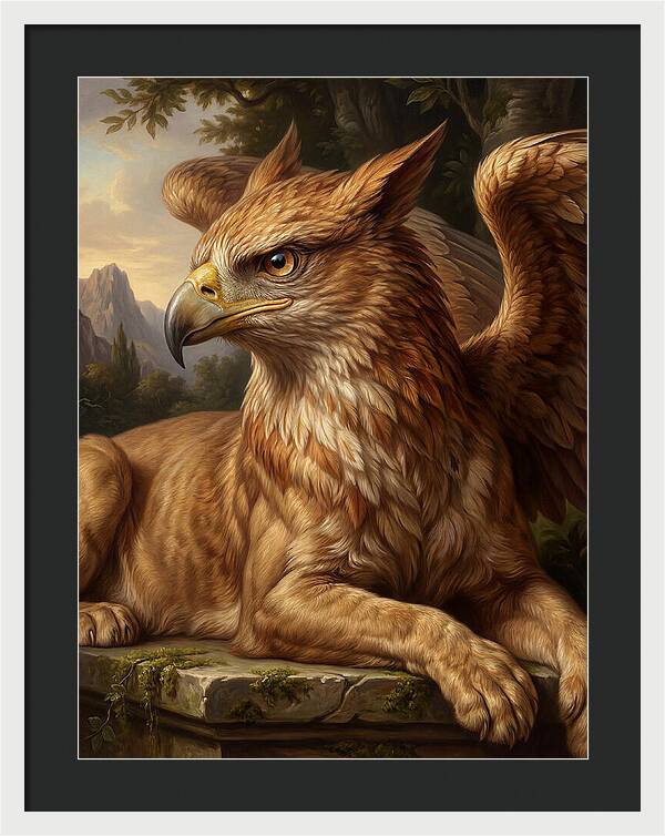 Majestic Griffin In Nature