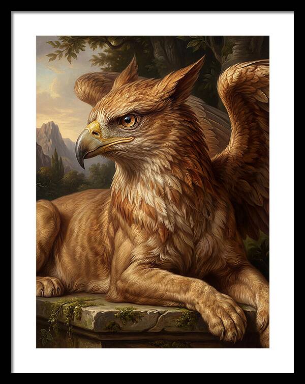 Majestic Griffin In Nature