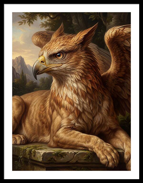 Majestic Griffin In Nature