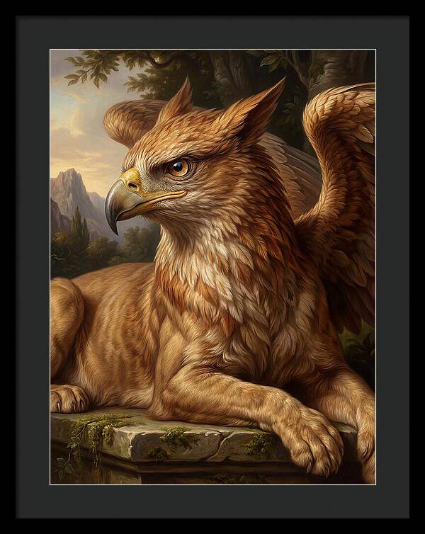 Majestic Griffin In Nature