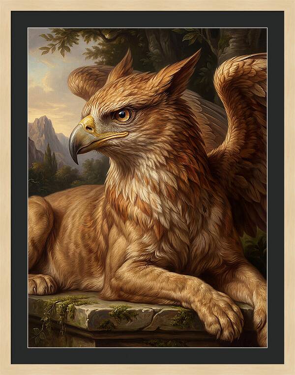 Majestic Griffin In Nature
