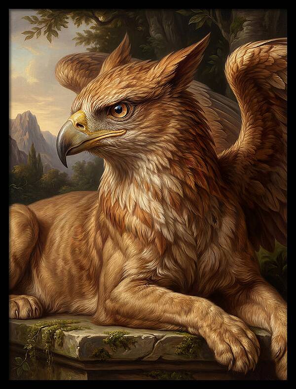 Majestic Griffin In Nature