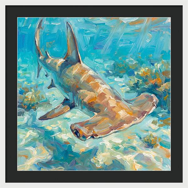 Majestic Hammerhead Shark Encounter