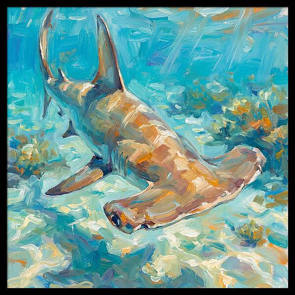Majestic Hammerhead Shark Encounter