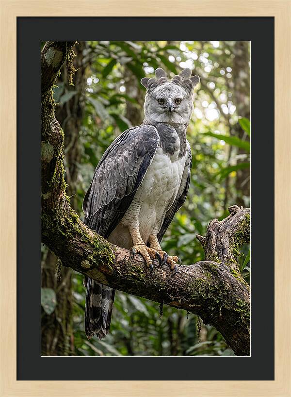 Majestic Harpy Eagle In Serenity