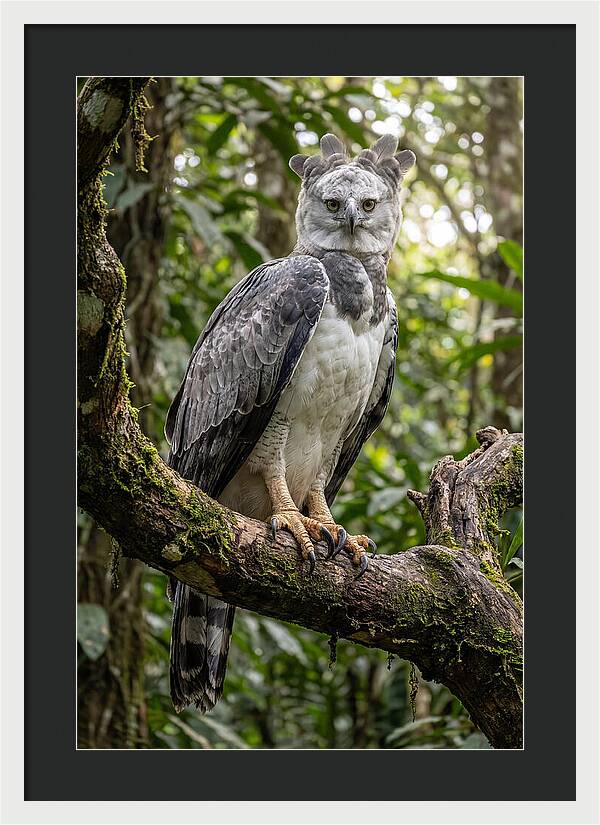 Majestic Harpy Eagle In Serenity