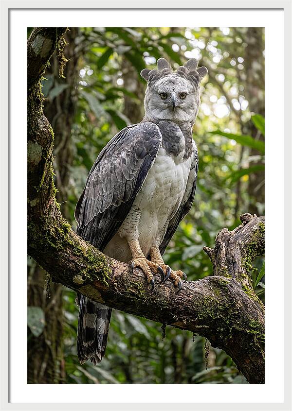 Majestic Harpy Eagle In Serenity