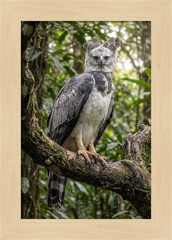 Majestic Harpy Eagle In Serenity