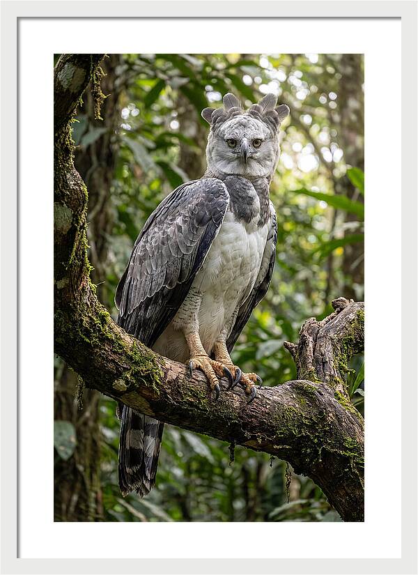 Majestic Harpy Eagle In Serenity