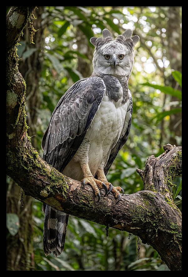 Majestic Harpy Eagle In Serenity