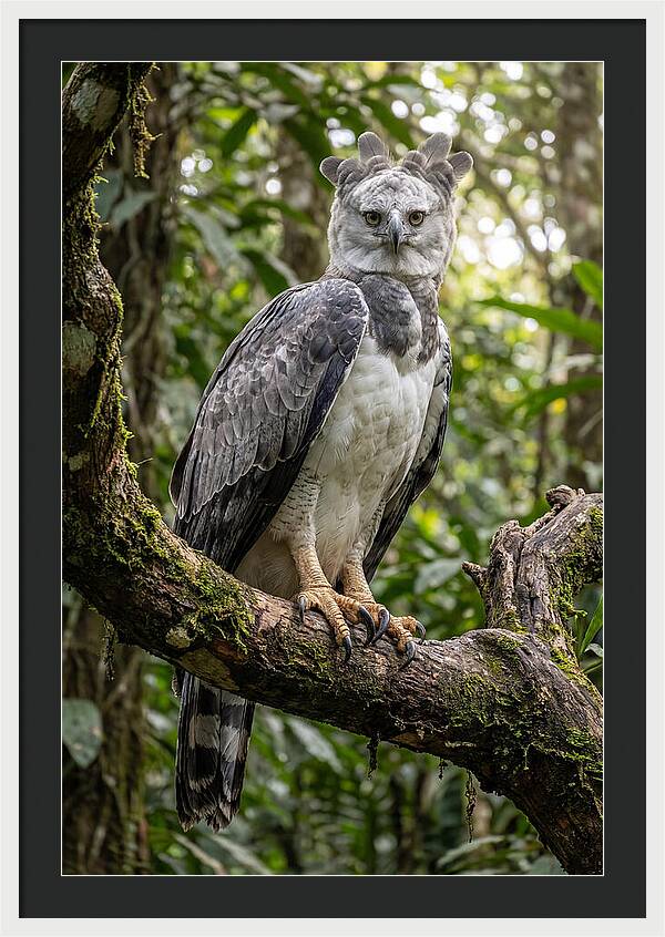 Majestic Harpy Eagle In Serenity