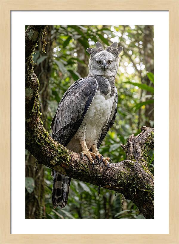 Majestic Harpy Eagle In Serenity