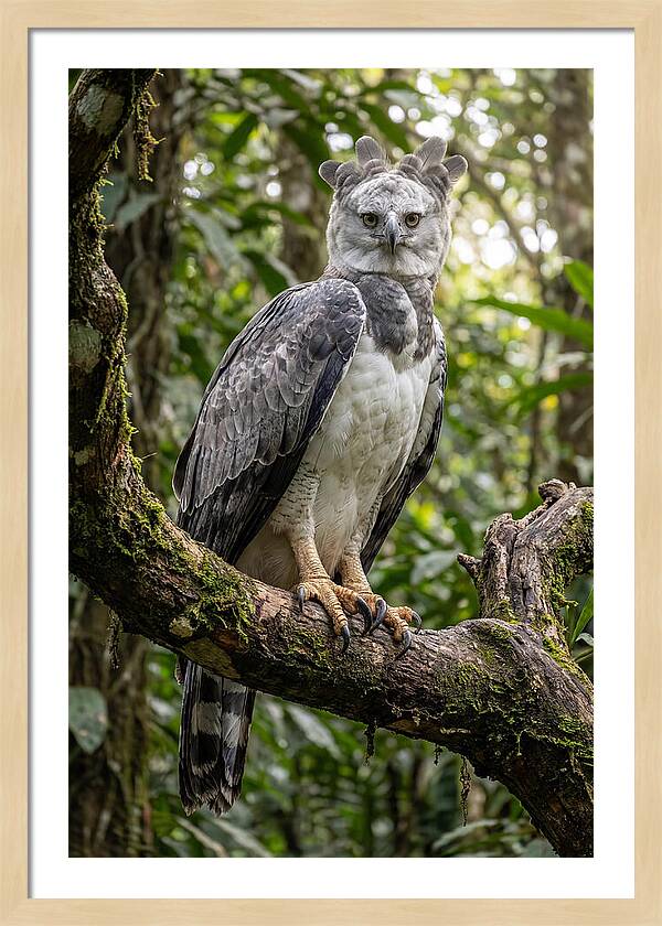 Majestic Harpy Eagle In Serenity