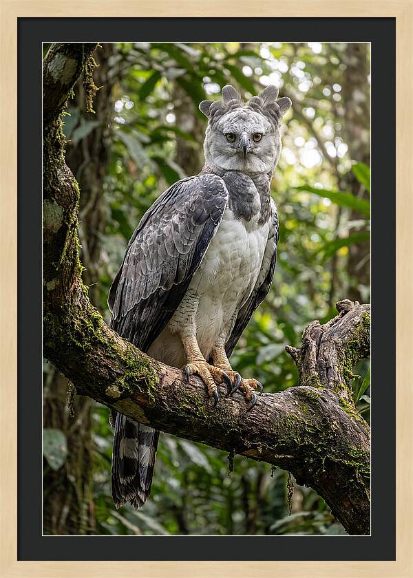 Majestic Harpy Eagle In Serenity
