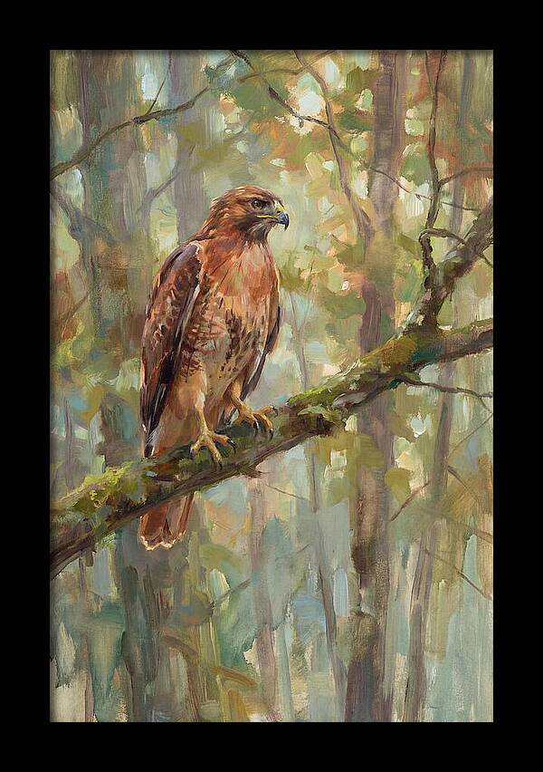Majestic Hawk In Nature