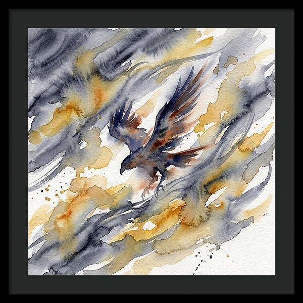 Majestic Hawk Soaring