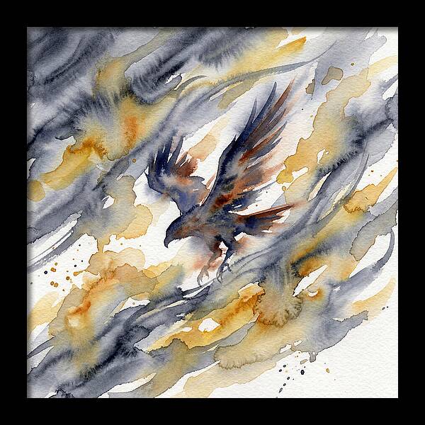 Majestic Hawk Soaring