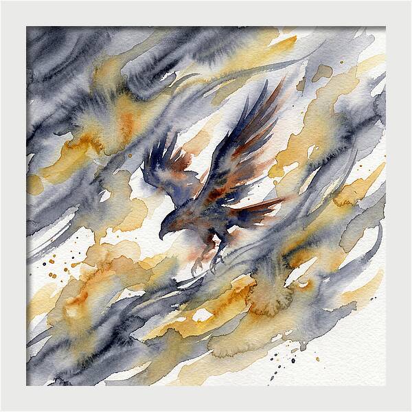 Majestic Hawk Soaring