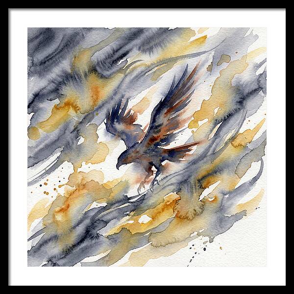 Majestic Hawk Soaring