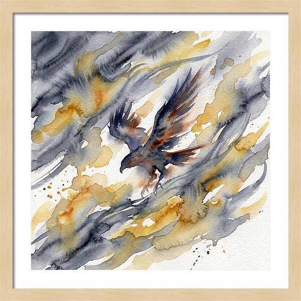 Majestic Hawk Soaring