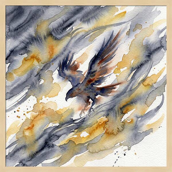 Majestic Hawk Soaring
