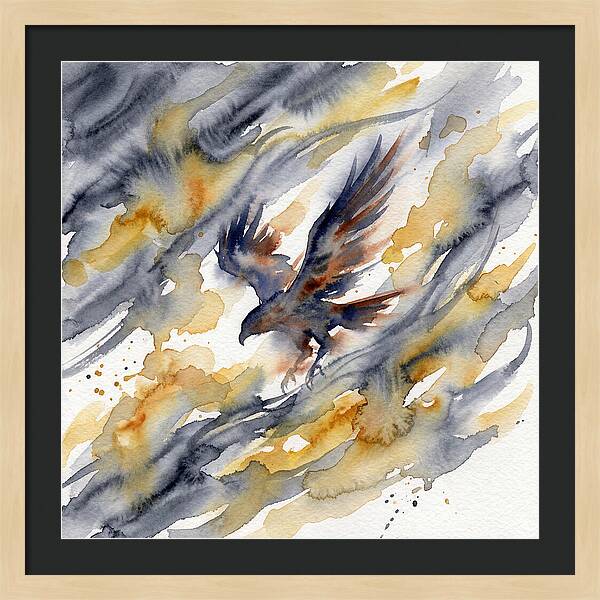 Majestic Hawk Soaring