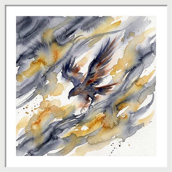 Majestic Hawk Soaring