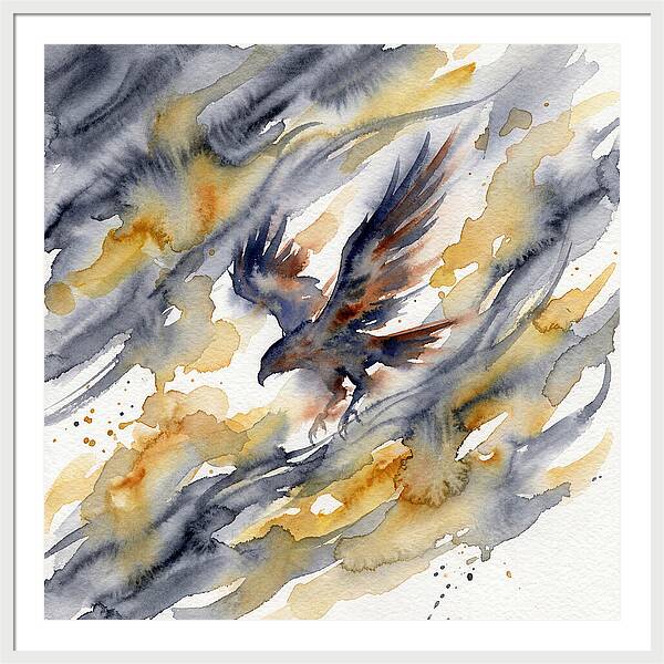 Majestic Hawk Soaring
