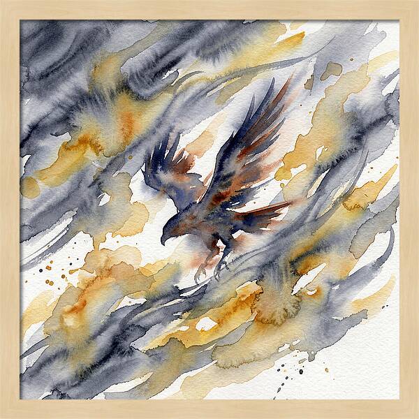 Majestic Hawk Soaring
