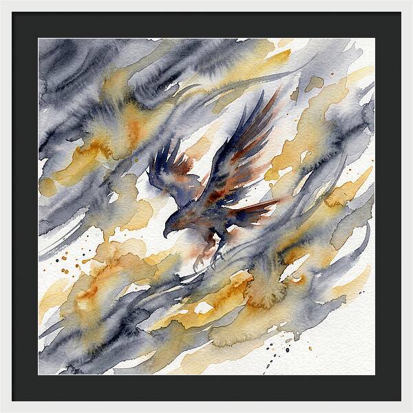 Majestic Hawk Soaring