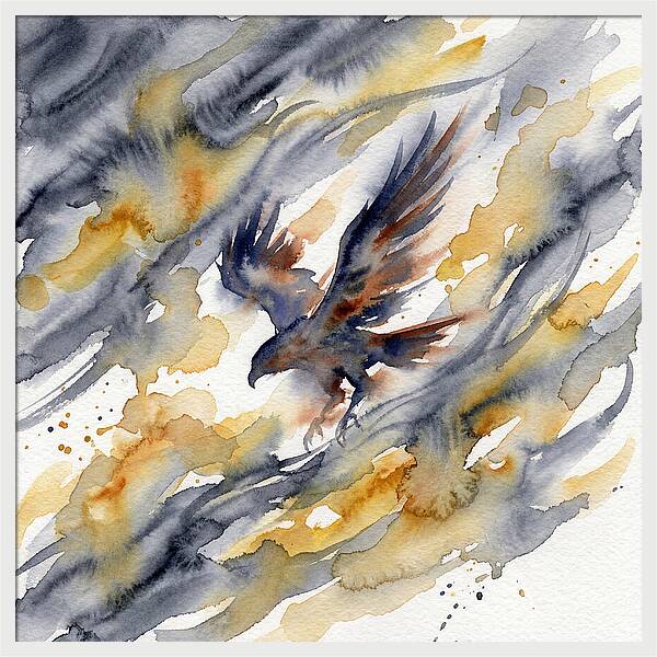 Majestic Hawk Soaring