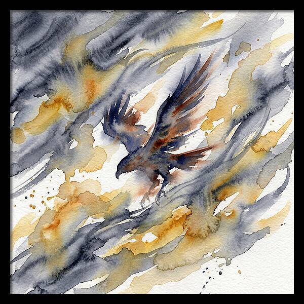 Majestic Hawk Soaring