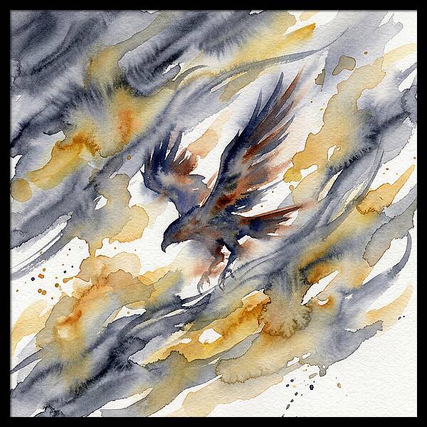 Majestic Hawk Soaring