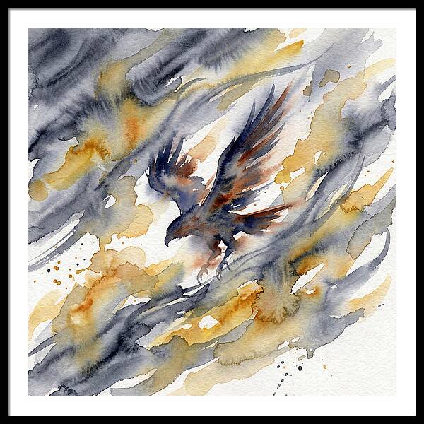 Majestic Hawk Soaring