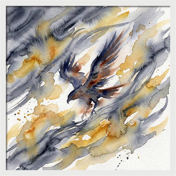 Majestic Hawk Soaring