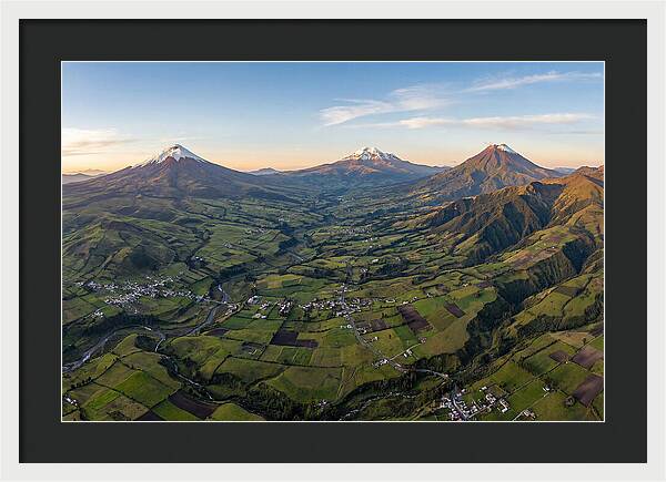 Majestic Heights Over The Volcanoes
