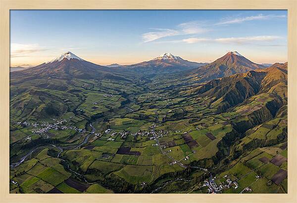 Majestic Heights Over The Volcanoes