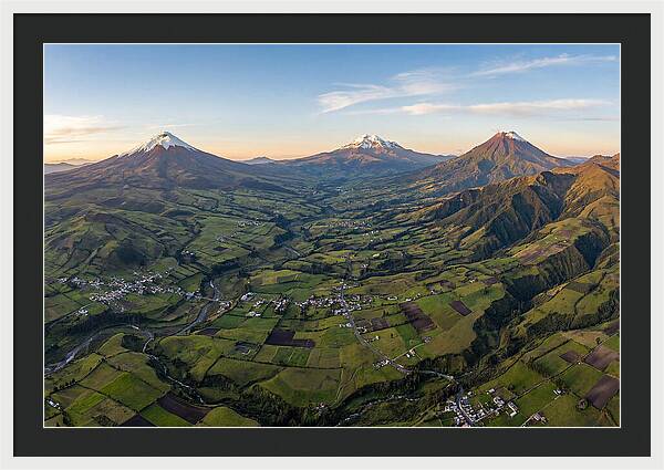 Majestic Heights Over The Volcanoes