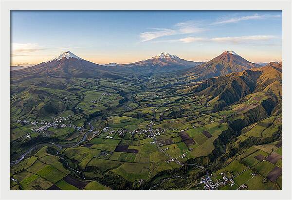Majestic Heights Over The Volcanoes