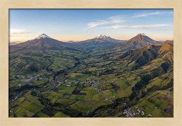 Majestic Heights Over The Volcanoes