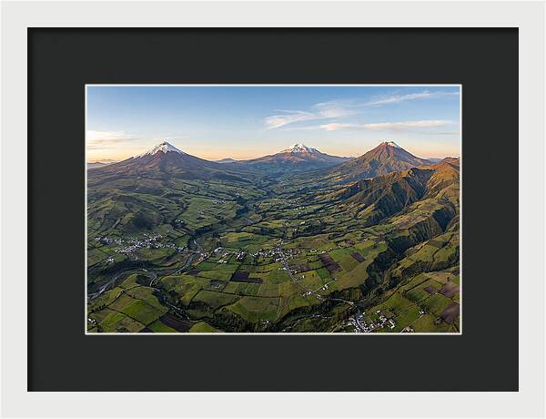 Majestic Heights Over The Volcanoes