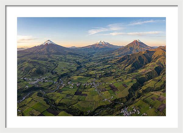 Majestic Heights Over The Volcanoes