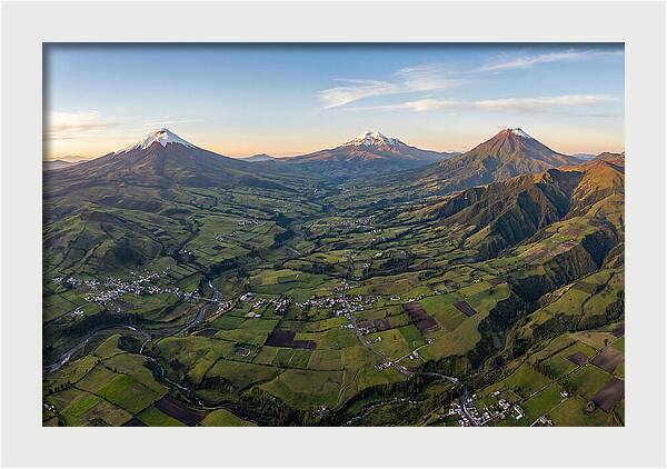 Majestic Heights Over The Volcanoes