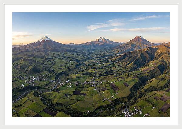 Majestic Heights Over The Volcanoes