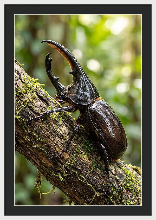 Majestic Hercules Beetle Resting
