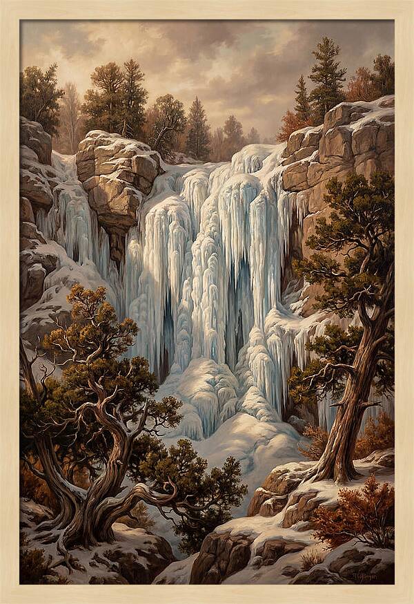 Majestic Ice Cascade