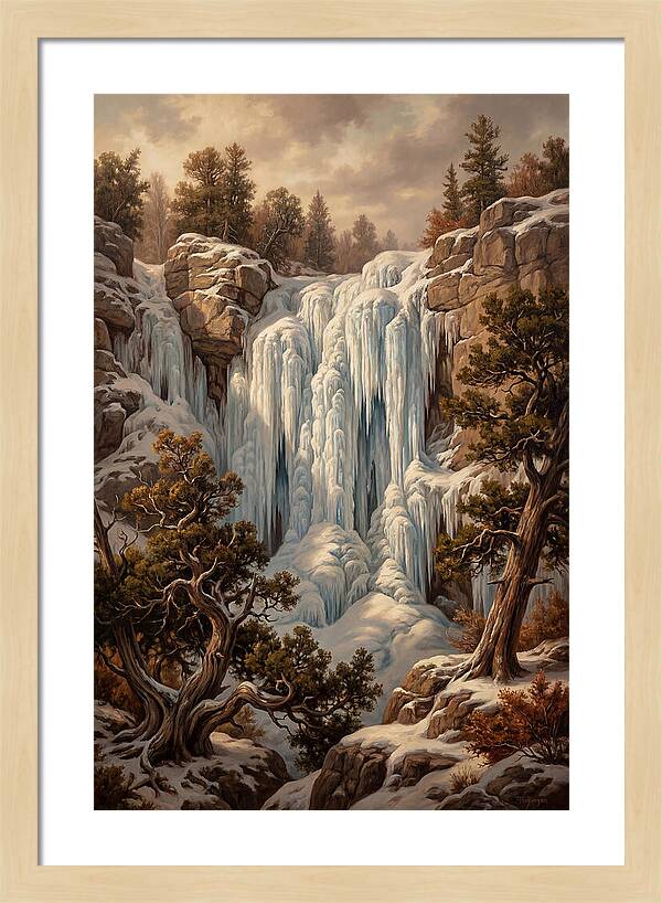 Majestic Ice Cascade