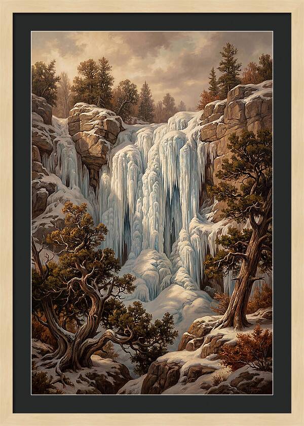 Majestic Ice Cascade