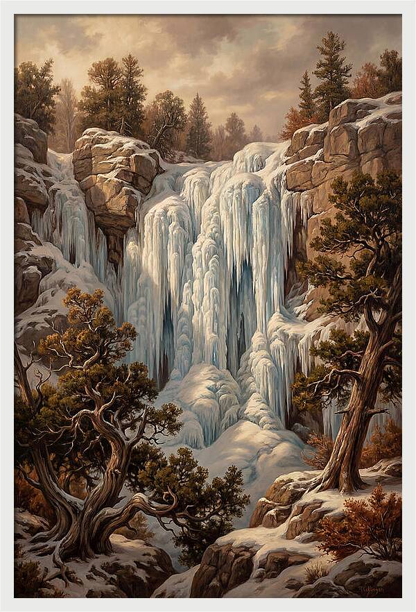 Majestic Ice Cascade